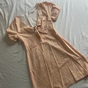 Orange Picnic Dress
